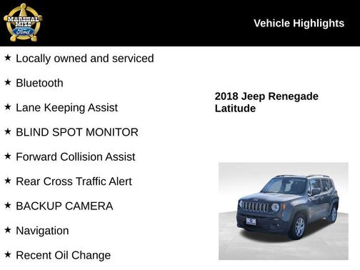 2018 Jeep Renegade Latitude