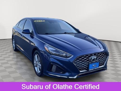 Lakeside Blue 2018 Hyundai SONATA Limited