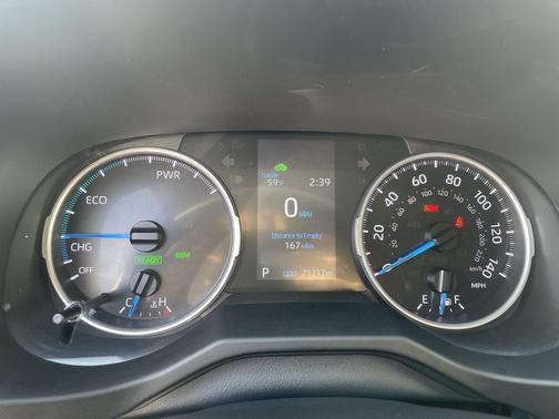 Silver Sky Metallic 2021 Toyota RAV4 Hybrid XLE