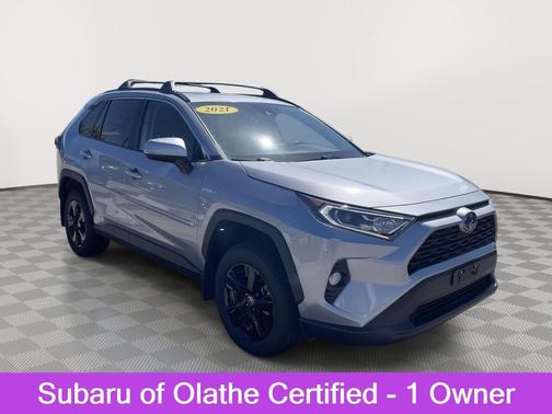 Silver Sky Metallic 2021 Toyota RAV4 Hybrid XLE