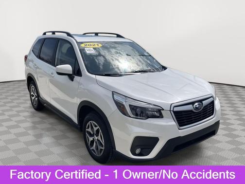 Crystal White Pearl 2021 Subaru Forester Premium