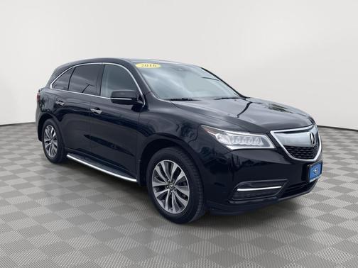 Crystal Black Pearl 2016 Acura MDX 3.5L w/Technology Package