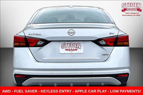 Brilliant Silver Metallic 2024 Nissan Altima 2.5 SV