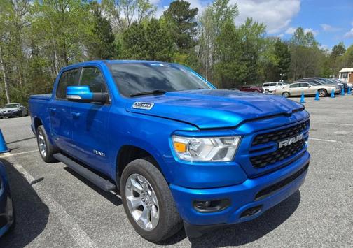 Hydro Blue Pearlcoat 2022 RAM 1500 Big Horn/Lone Star