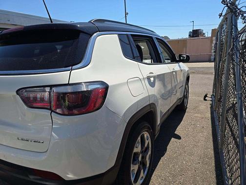 White Clearcoat 2019 Jeep Compass Limited
