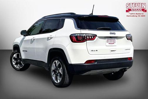 White Clearcoat 2019 Jeep Compass Limited