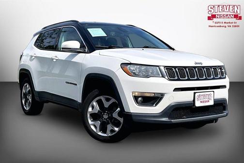 White Clearcoat 2019 Jeep Compass Limited