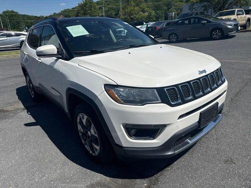 White Clearcoat 2019 Jeep Compass Limited