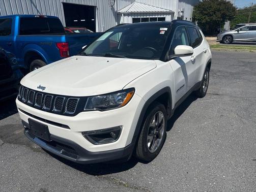 White Clearcoat 2019 Jeep Compass Limited