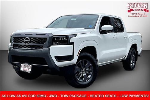 Glacier White 2026 Nissan Frontier SV