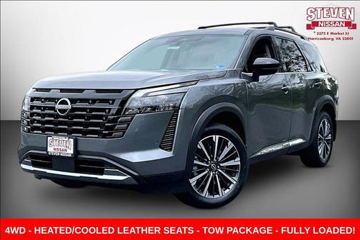 Gun Metallic 2026 Nissan Pathfinder Platinum