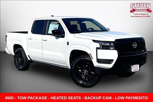 Glacier White 2026 Nissan Frontier SV