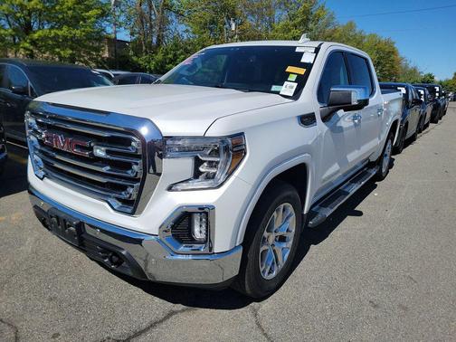 White Frost Tricoat 2020 GMC Sierra 1500 SLT