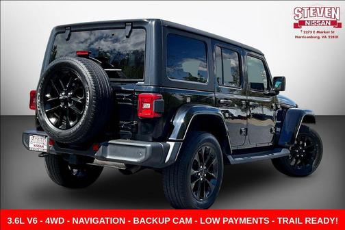 Black Clearcoat 2021 Jeep Wrangler Unlimited 4xe Sahara