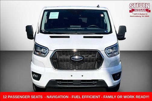 Oxford White 2023 Ford Transit-350 XLT