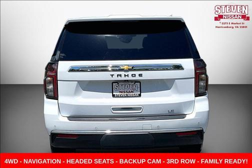 Summit White 2022 Chevrolet Tahoe LT
