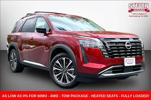 Scarlet Ember Tintcoat 2026 Nissan Pathfinder Platinum