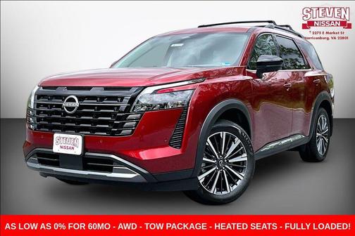 Scarlet Ember Tintcoat 2026 Nissan Pathfinder Platinum
