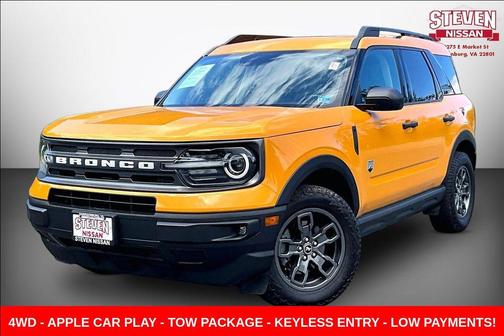 Cyber Orange Metallic Tricoat 2022 Ford Bronco Sport Big Bend