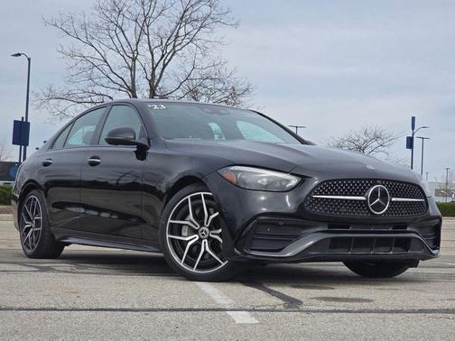 Black 2023 Mercedes-Benz C-Class C 300 4MATIC