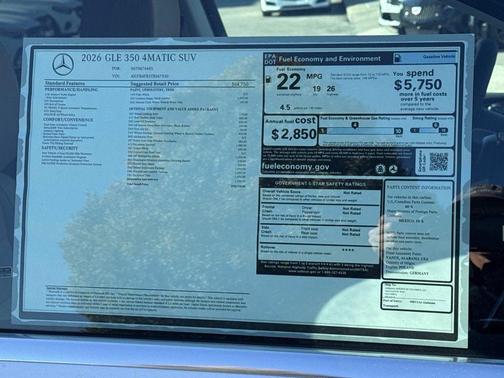 2026 Mercedes-Benz GLE 350 Base 4MATIC