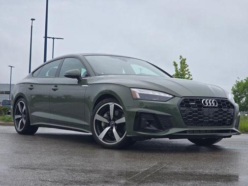 District Green Metallic 2025 Audi A5 Sportback 45 S line quattro Premium
