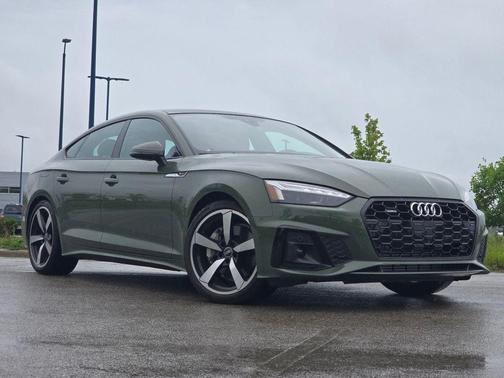 District Green Metallic 2025 Audi A5 Sportback 45 S line quattro Premium