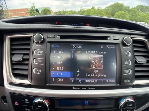 Shoreline Blue Pearl 2019 Toyota Highlander XLE