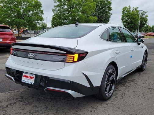 Serenity White 2026 Hyundai SONATA SEL