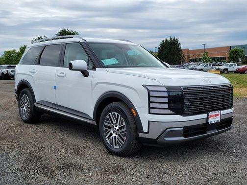 Creamy White Pearl 2026 Hyundai Palisade Hybrid SEL 7P