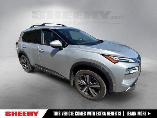 Brilliant Silver Metallic 2021 Nissan Rogue Platinum