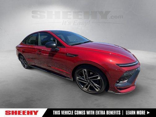 Ultimate red 2024 Hyundai SONATA N Line