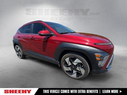 Ultimate Red Metallic 2024 Hyundai KONA Limited