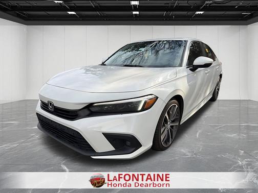 Platinum White Pearl 2022 Honda Civic