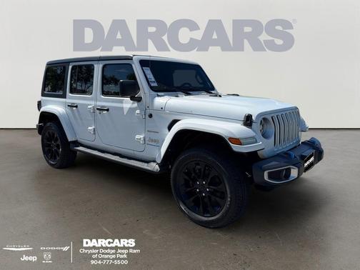 Bright White Clearcoat 2023 Jeep Wrangler 4xe Sahara