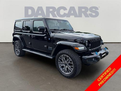 Black Clearcoat 2024 Jeep Wrangler 4xe High Altitude