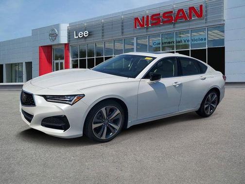 Platinum White Pearl 2021 Acura TLX Advance