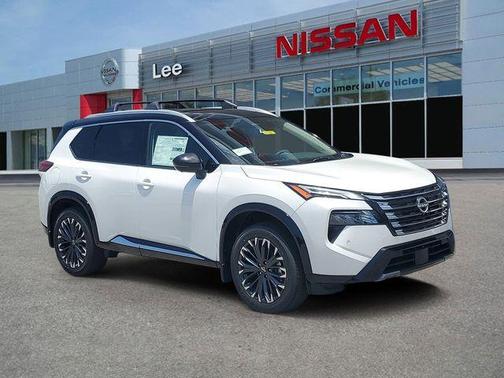 White / Black 2026 Nissan Rogue Platinum