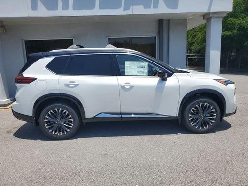 White / Black 2026 Nissan Rogue Platinum