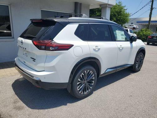 White / Black 2026 Nissan Rogue Platinum