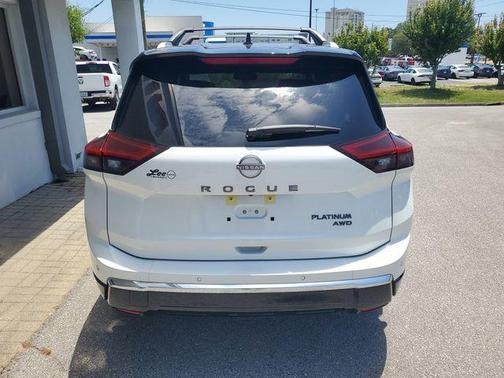 White / Black 2026 Nissan Rogue Platinum