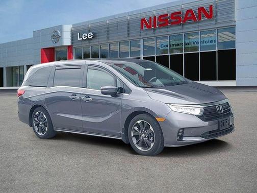 Modern Steel Metallic 2024 Honda Odyssey Elite