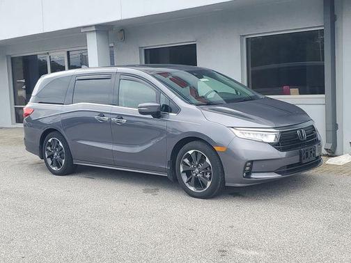 Modern Steel Metallic 2024 Honda Odyssey Elite