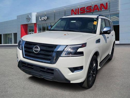 Aspen White 2024 Nissan Armada Platinum