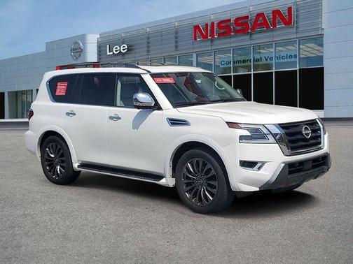 Aspen White 2024 Nissan Armada Platinum