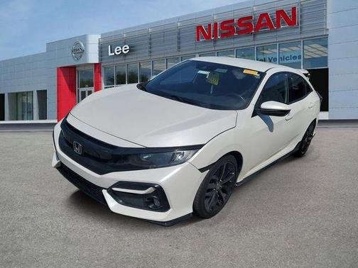 Platinum White Pearl 2020 Honda Civic Sport