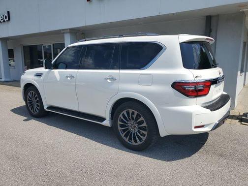 Aspen White 2024 Nissan Armada Platinum