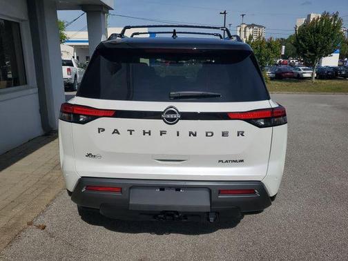 White / Black 2026 Nissan Pathfinder Platinum