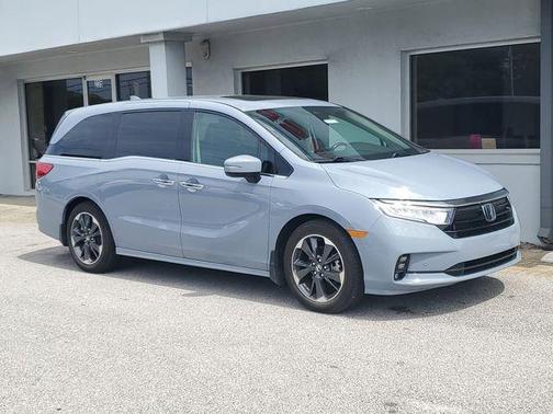 Gray 2023 Honda Odyssey Elite