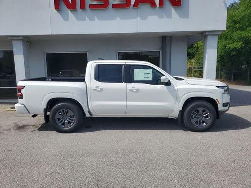 White 2026 Nissan Frontier SV